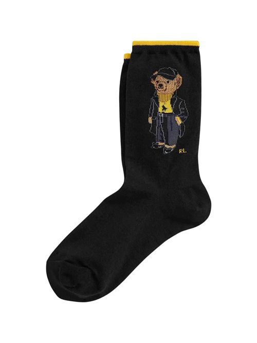 Calzini in misto cotone con Polo Bear Black POLO RALPH LAUREN | 455982951001